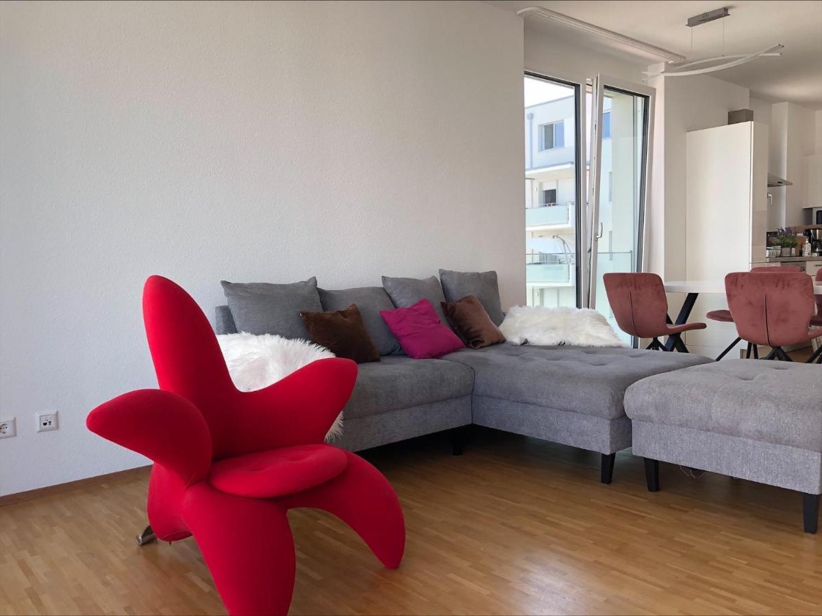 Moderne Alpenblick Apartment Friedrichshafen Esterno foto
